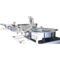 The flat drippier irrigation pipe extrusion line